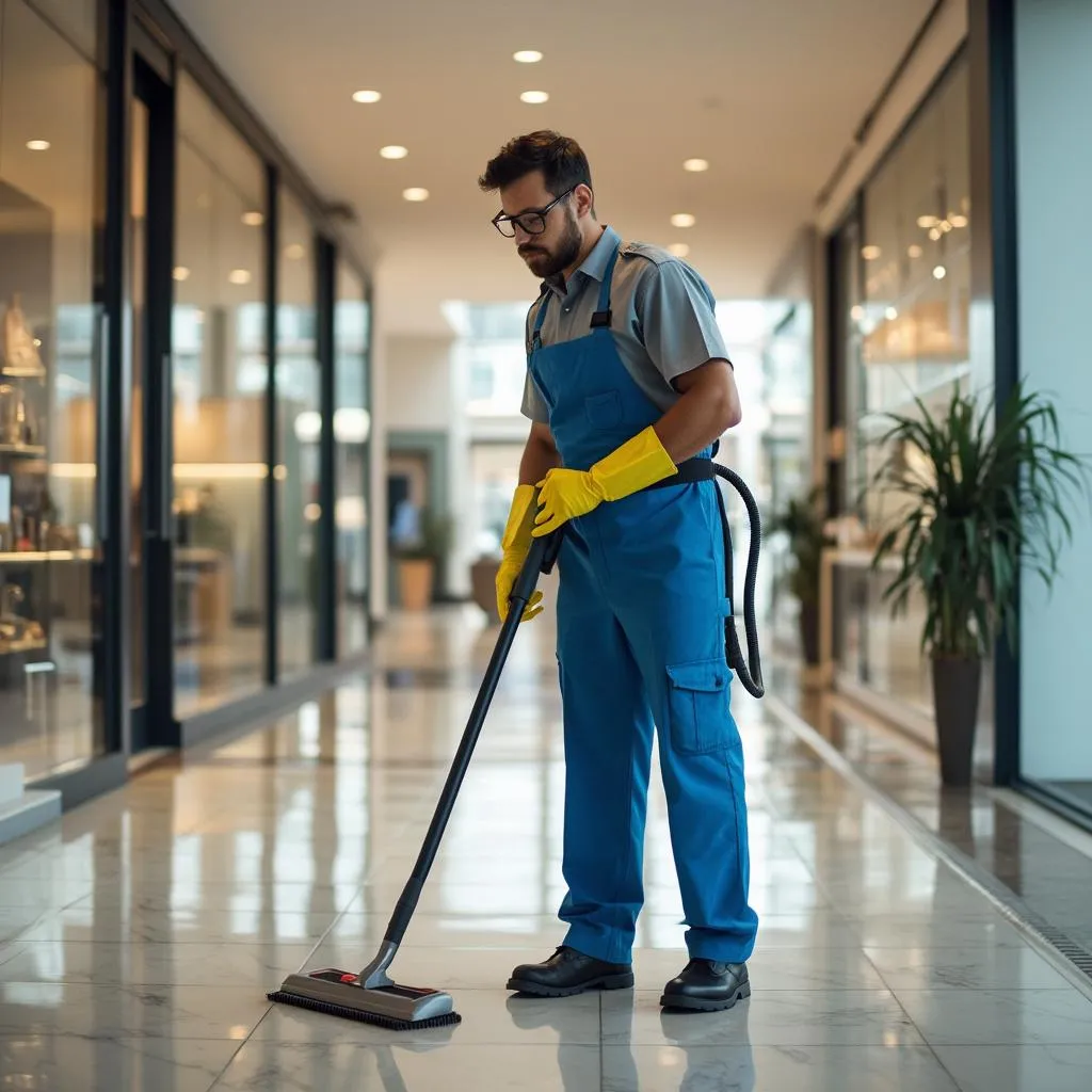 Limpieza de espacios comerciales